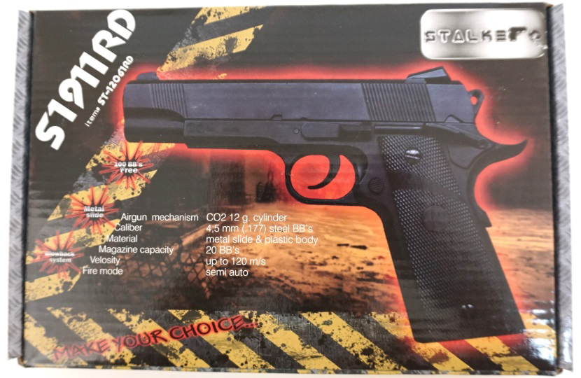 Пневматический пистолет Stalker S1911RD